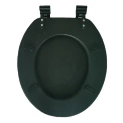 Abattant wc mousse noir 36x39cm