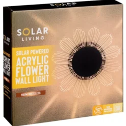 Applique fleur murale solaire