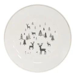 Assiette a dessert cerf nordic