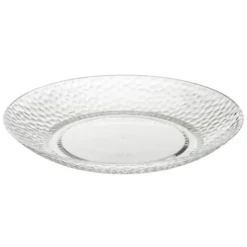 Assiette craquele d27cm transpar