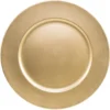 Assiette de presentation or