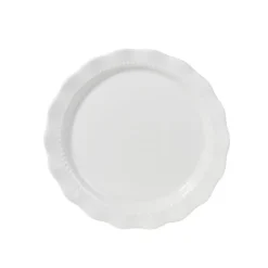 Assiette dessert blanche