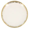 Assiette dessert bord dore d26cm