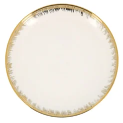 Assiette dessert bord dore d26cm