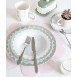 Assiette dessert lisere cotele