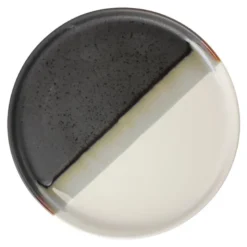 Assiette dessert motif traits 19