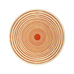 Assiette plastique d25cm orange