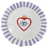 Assiette plate yucatan coeur