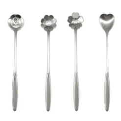 Assortis de 4 cuilleres silver
