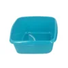 Bassine carree 8l gris bleu