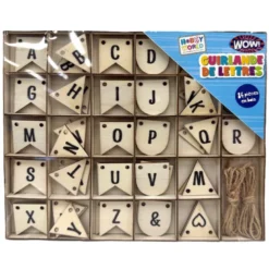 Boite guirlande alphabet 84pcs