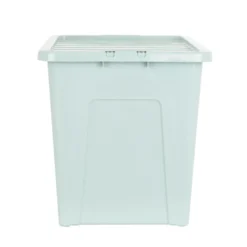 Boite 80l couvercle vert sauge