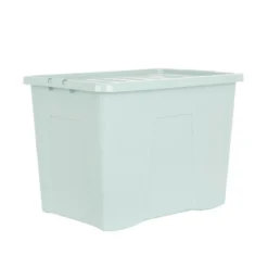 Boite 80l couvercle vert sauge