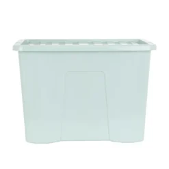 Boite 80l couvercle vert sauge