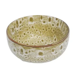 Bol creme tachete d13.9cm