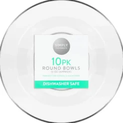 Bol rond x10 plastique reutilisa