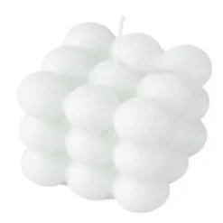 Bougie cube boules