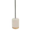 Brosse wc et support ciment bois