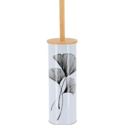 Brosse wc metal imprime zen