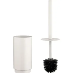 Brosse wc + support beige