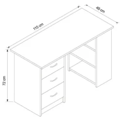 Bureau blanc