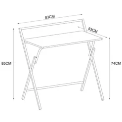 Bureau pliant creme