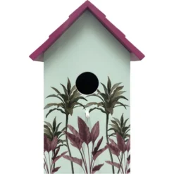 Cabane a oiseaux florale