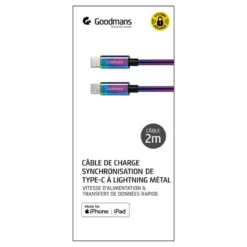 Cable type c to lightning 2 m