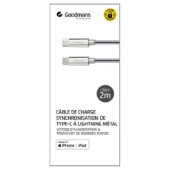 Cable type c to lightning 2 m