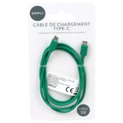 Cable type c to type c 1m