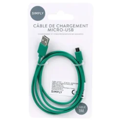 Cable usb a to micro 1m