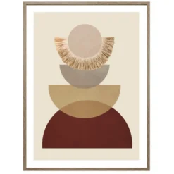 Cadre image geo raffia