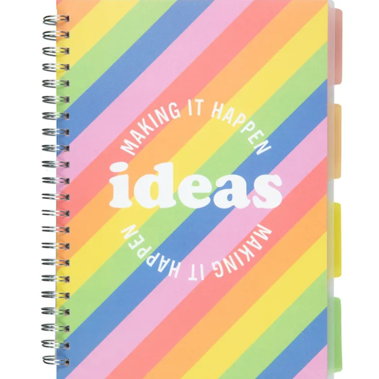 Carnet a spirales avec onglets