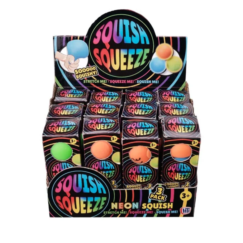 Cdu lot de 3 balles neon super s