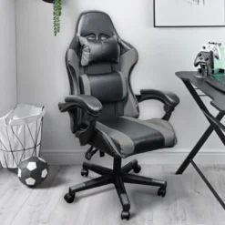 Chaise gamer noir / gris