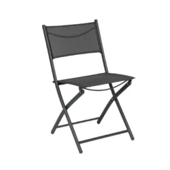 Chaise pliante pacha anthracite