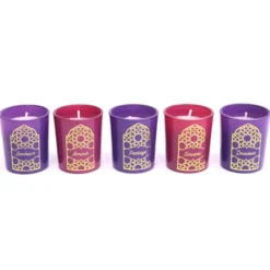 Coffret 5 bougies parfumees