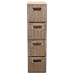 Colonne rangement 4 paniers