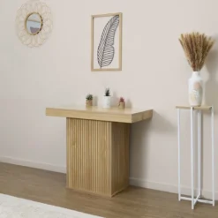 Console extensible en table