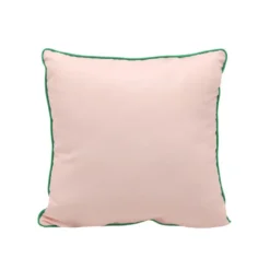 Coussin a carreaux ass rose/vert