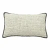 Coussin bord brode 50x30cm