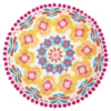 Coussin brode pompons d40cm