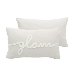 Coussin glam 30x50cm