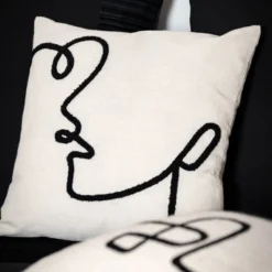 Coussin lou 45x45cm visage