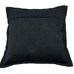 Coussin uni 38x38cm gris fonce