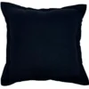 Coussin uni 38x38cm noir