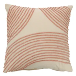 Coussin vera 48x48cm rose