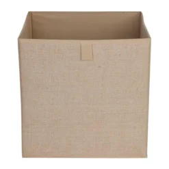 Cube de rangement jute