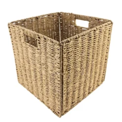Cube de rangement tresse