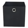 Cube rangement noir